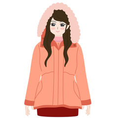 woman wearing winter clothes