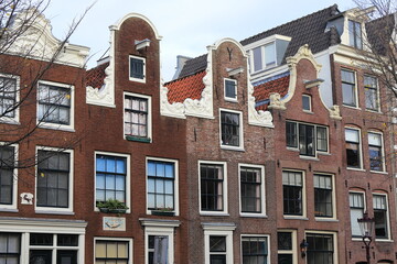 Obraz premium Amsterdam Bloemgracht Canal House Facades, Netherlands
