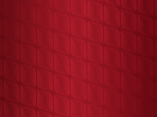 Red background with abstract stripes pattern. Modern cover design with gradient red color.