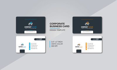 Fototapeta premium Modern professional business card design templates