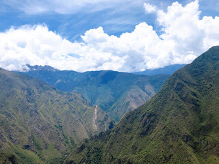[Peru] Machu Picchu: Mountain view from the trail of Huayna Picchu mountain