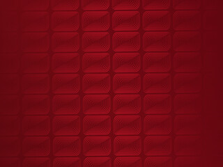 Red background with abstract stripes pattern. Modern cover design with gradient red color.