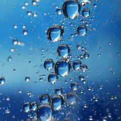 Water drops up close