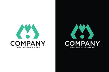 Triple m luxury business vector design