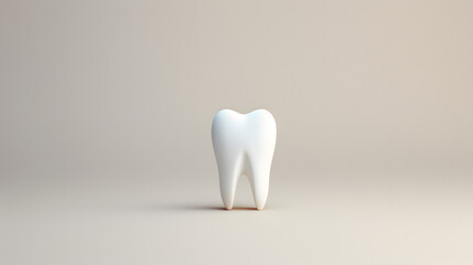 tooth isolated on white background