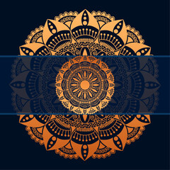 Luxury Golden Royal Mandala Design Vector for Background