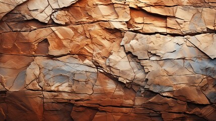 Rough eroded surface of a sandstone rock