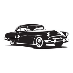 Fototapeta premium Vintage car icon. Vector illustration.