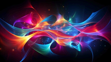 abstract of a quantum physics concept