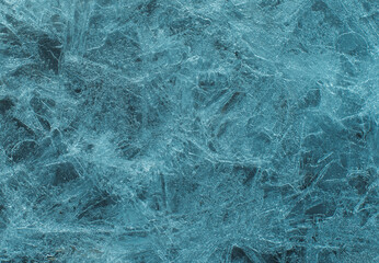 Ice texture, frozen abstract background