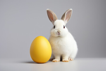 Obraz premium easter bunny with eggs