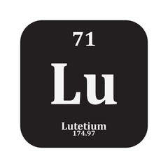 Lutetium chemistry icon