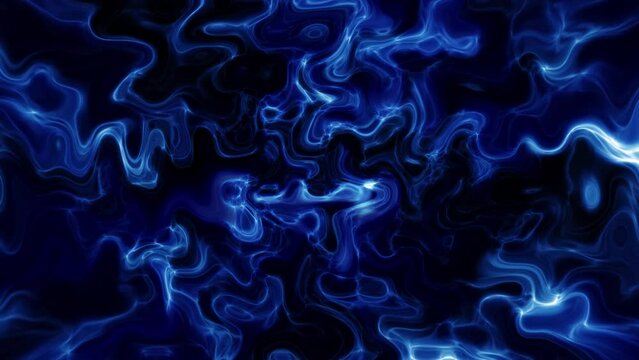 Glass mosaic blue. The smoke floats smoothly. Abstract background