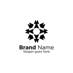Logo branding for company website or creative minimal logo design