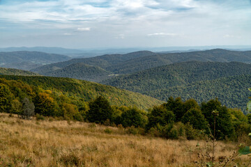 Polonina Wetlinska, Bieszczady mountain, Bieszczady National Park, Poland.