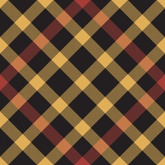 Plaid pattern vector. Check fabric texture. Seamless textile design for clothes, paper print.