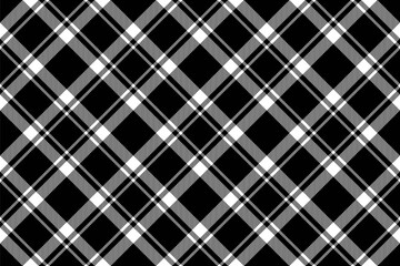Pattern seamless texture of vector textile background with a check fabric plaid tartan.