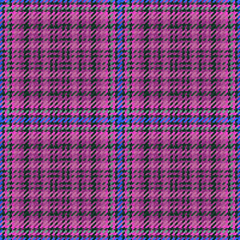 Textile seamless background of fabric plaid pattern with a check vector texture tartan.
