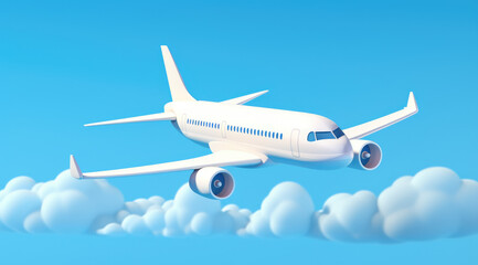 Fototapeta premium airplane in the sky