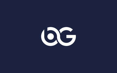 bg or gb logo icon design Vector design template inspiration