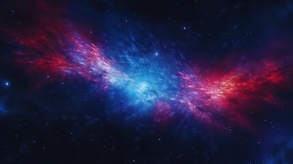 Fototapeta na wymiar Nebula in the night sky wallpaper background. Beautiful colorful astronomical wallpaper.