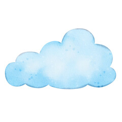 Cute cloud watercolor 