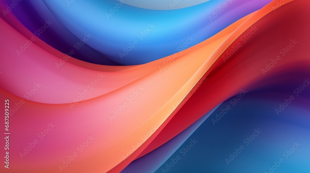 Aufkleber abstract colorful gradient background for design as banner, ads, and presentation concept : generati
