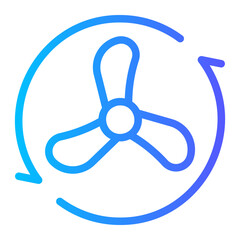 aeration gradient icon