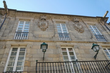 'Pazo de Pedrosa' on 'Rúa Nova' street, in the city of Santiago de Compostela Santiago de Compostela, Galicia, Spain 10092023