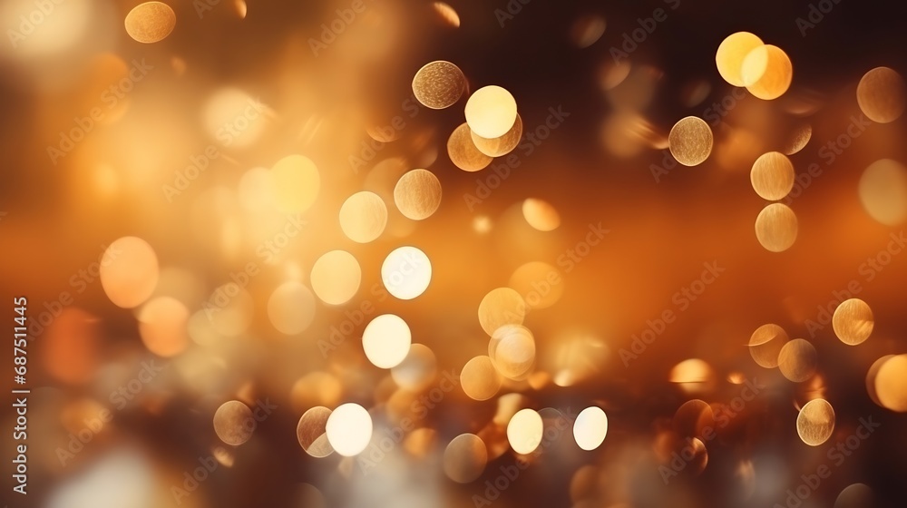 Poster abstract background with bokeh defocused lights and shadow : generative ai