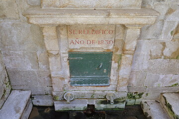 'Fonte do Franco' possibly one of the oldest fountains in the city
Santiago de Compostela, Galicia, Spain 10092023