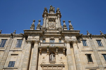 Monastery of 'San Martiño Pinario' in Praza da Inmaculada, in the old town of Santiago de Compostela Santiago de Compostela, Galicia, Spain 10092023