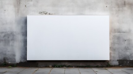 blank sign at a wall - nice background with space for text : Generative AI