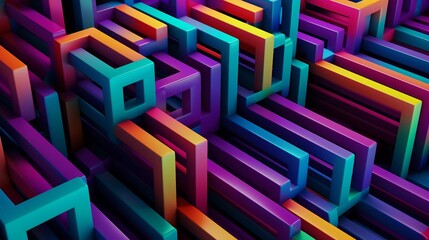 neon patterns - geometry, background, wallpaper