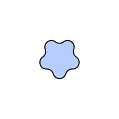 Brutalist abstract geometric shapes