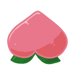 桃のイラスト