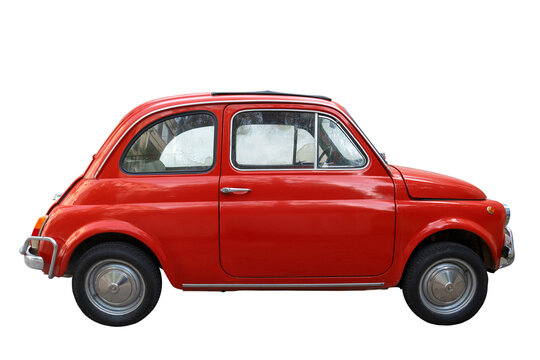 Fiat 500 vintage rossa