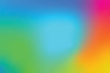 Abstract rainbow gradient background vector, blurred effect