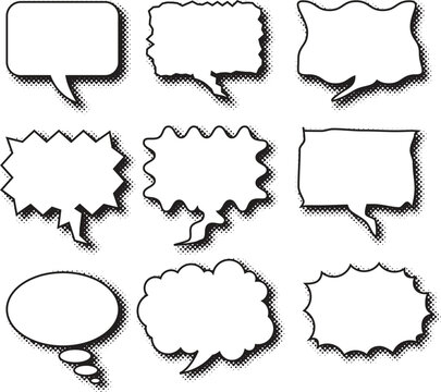 Chat dialogue balloon icon symbol