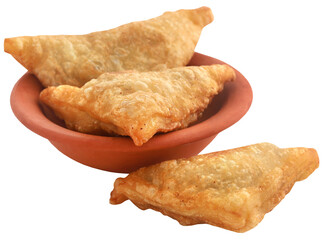 Indian Deep Fried Breakfast Samosa