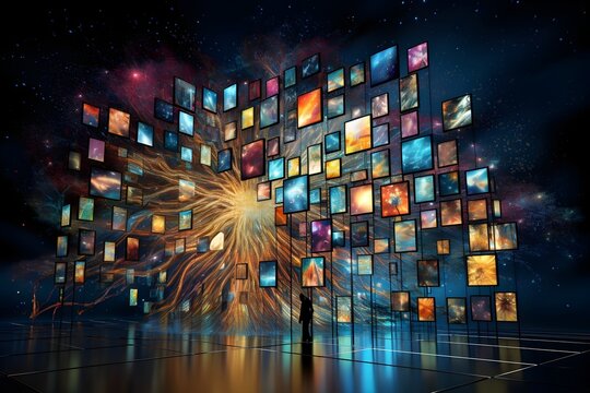 
Image Classification A stunning illustration depicting the process of image classification using Artificial Intelligence. The artwork showcases the intricate algorithms and neural networks at work