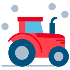toy tractor on a white background © Bendix
