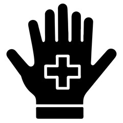 hand with cross
