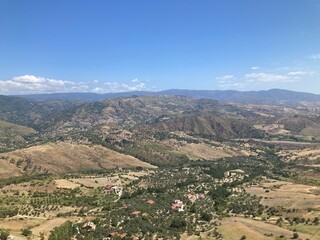 Obraz premium landscape from Gerace, Italiy