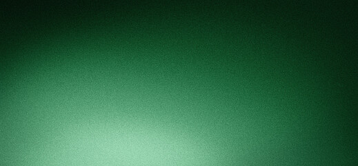 Grainy texture green gradient background glowing light dark backdrop noise grain effect banner header design copy space
