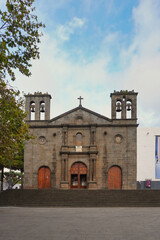 Fototapeta premium Sanctuary of Cristo de los Dolores in Tacoronte (Tenerife, Canary Islands). This 17th century temple houses the venerated image of the Christ of Tacoronte. 
