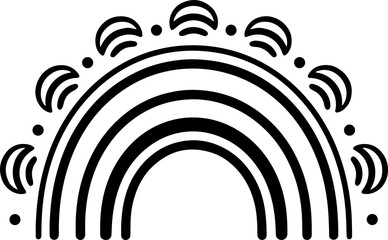 Obraz premium boho rainbow