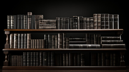 Law library - old books - legal information - antiques - stylish - background 