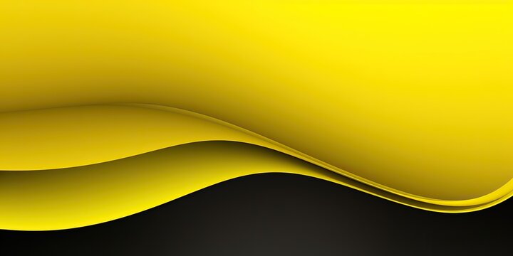 Contemporary Yellow and Black Wallpaper Background with Striking Contrast