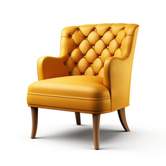 Accent chair mustard